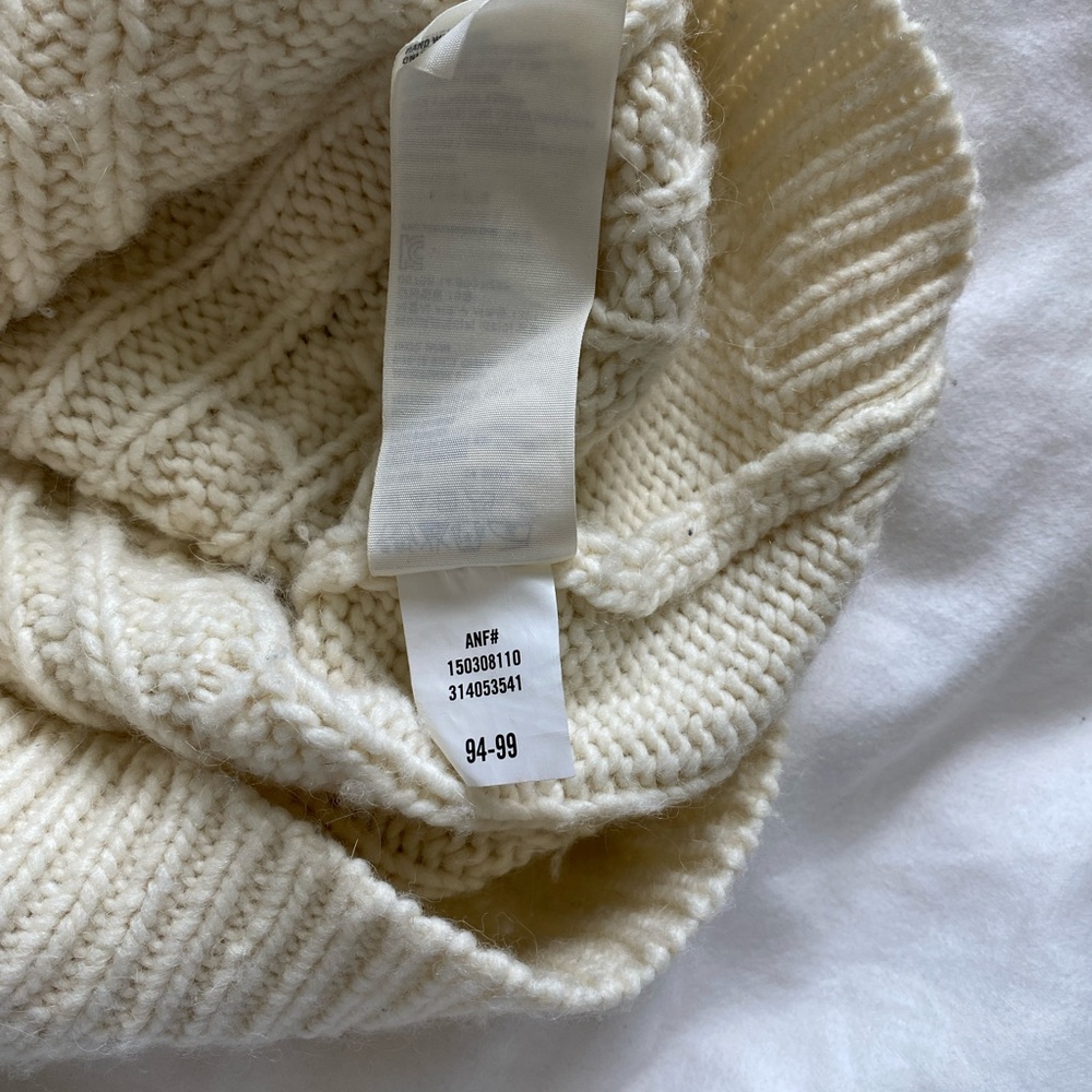 Vintage Abercrombie & Fitch Cardigan Alpaca Sweater Size L - Picture 7 of 8
